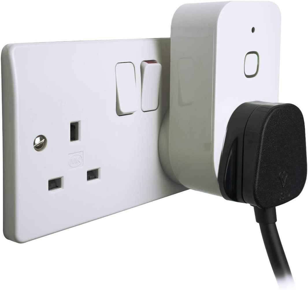 Smart Wi-Fi Plug Energy Monitoring Tuya, Alexa & Google Voice Control App Remote