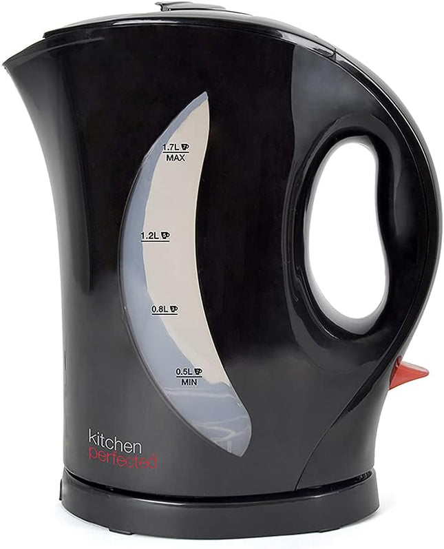 Kitchen Perfected Black 2Kw 1.7Ltr Cordless Kettle, Plastic E1524BK