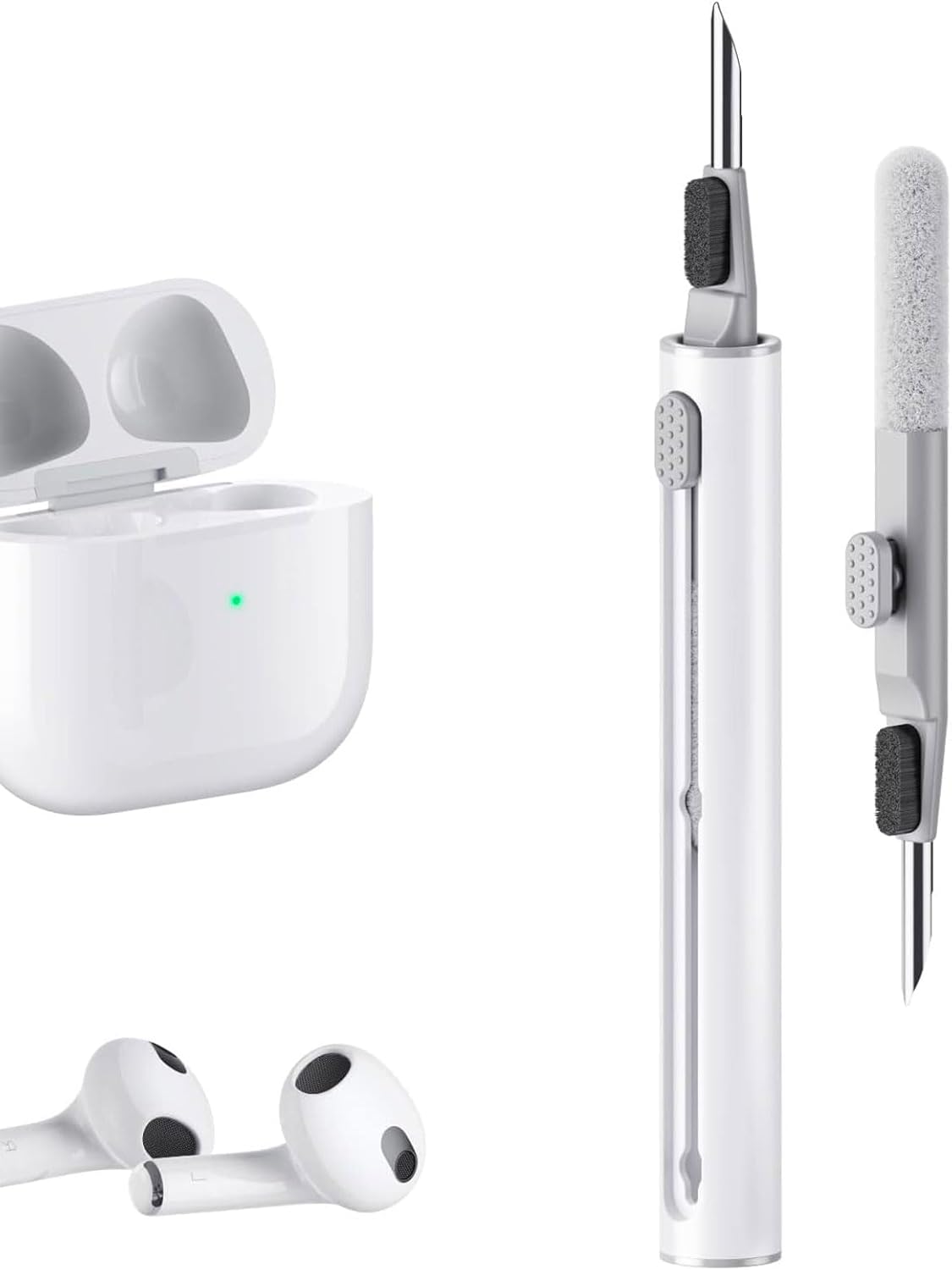 Earbud Cleaning Kit 3-in-1 Earphone Cleaner Kit Multifunctional Earphone Cleaner