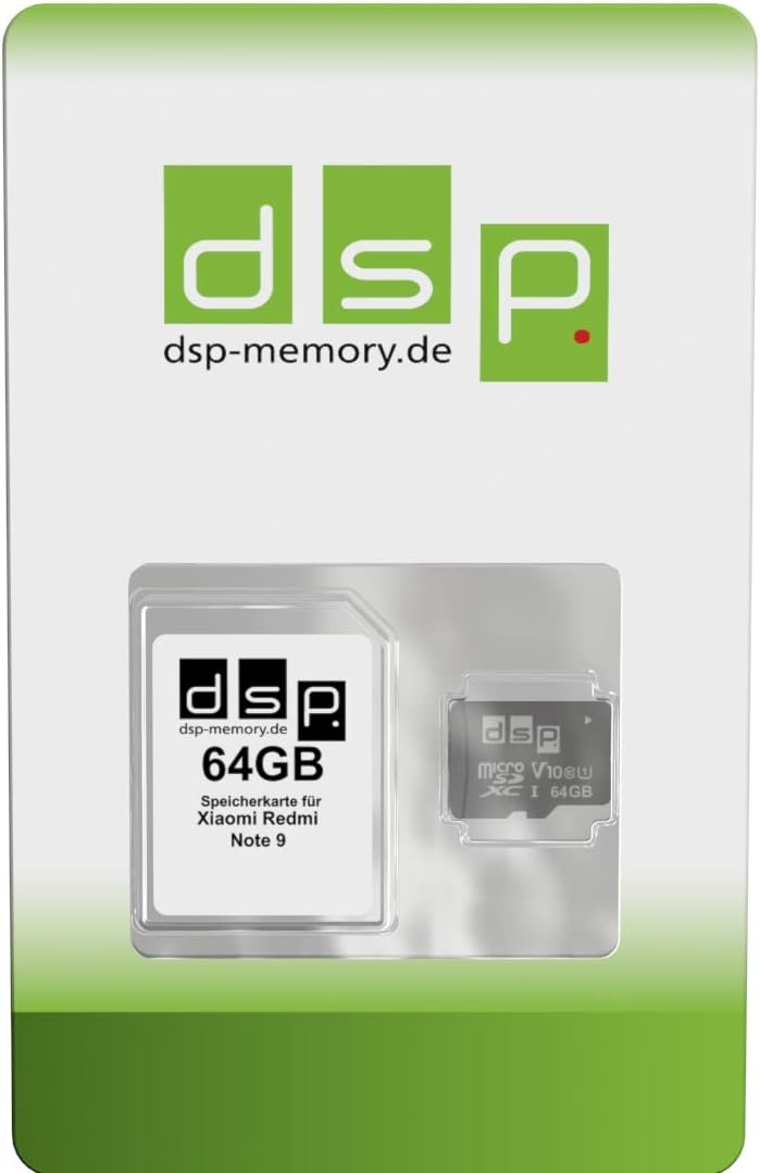64GB microSDXC Memory Card (Class 10) for Xiaomi Redmi Note 9, Raspberry PI etc