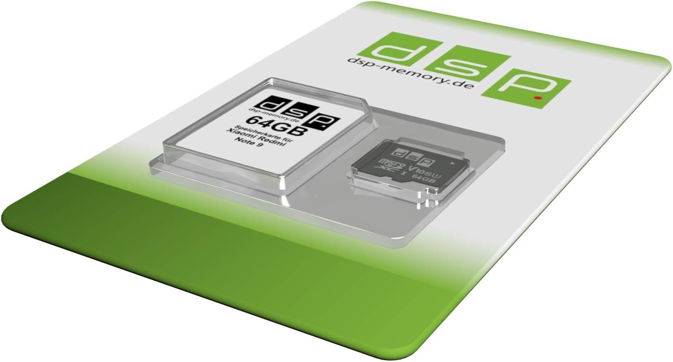 64GB microSDXC Memory Card (Class 10) for Xiaomi Redmi Note 9, Raspberry PI etc