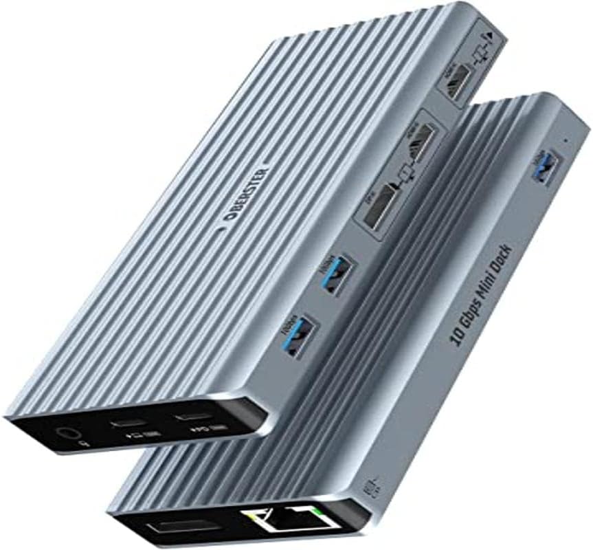 Docking Station 11 in 1 USB 3.1 Triple Display 2 HDMI 2 DP 100W PD RJ45 3.5mm