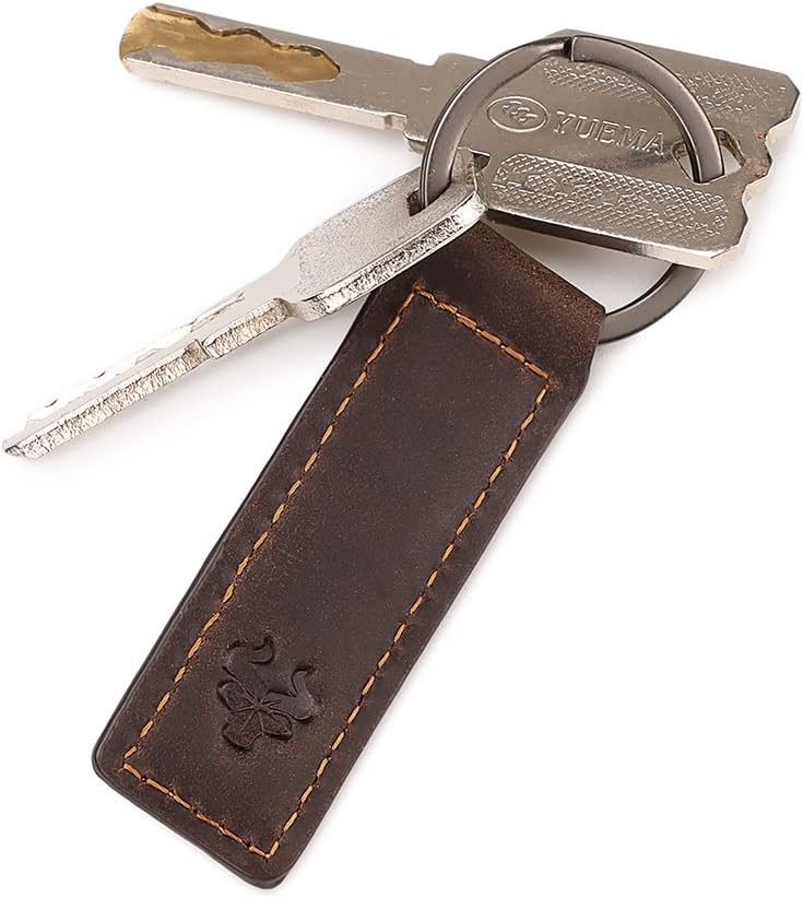 Leather Smart Card Wallet Coin Pocket RFID Blocking Wallet & Leather Keyring