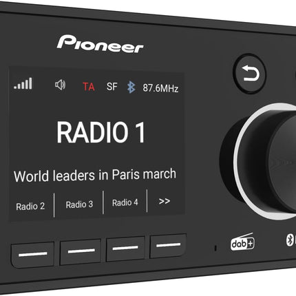 Pioneer SDA-11DAB DAB+ Digital Radio Adaptor Bluetooth Integrated Colour Display