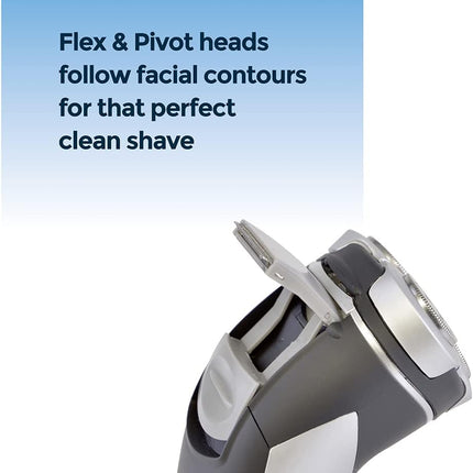 Paul Anthony Pro Series 3 Titanium Mens Cordless Lithium USB Rotary Shaver