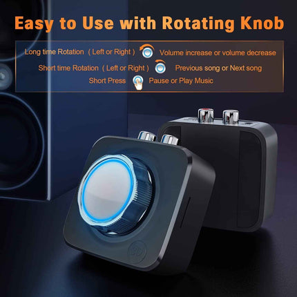 Bluetooth Transmitter & Receiver 3.5mm Jack For TV PC Car Provides Quality Sound