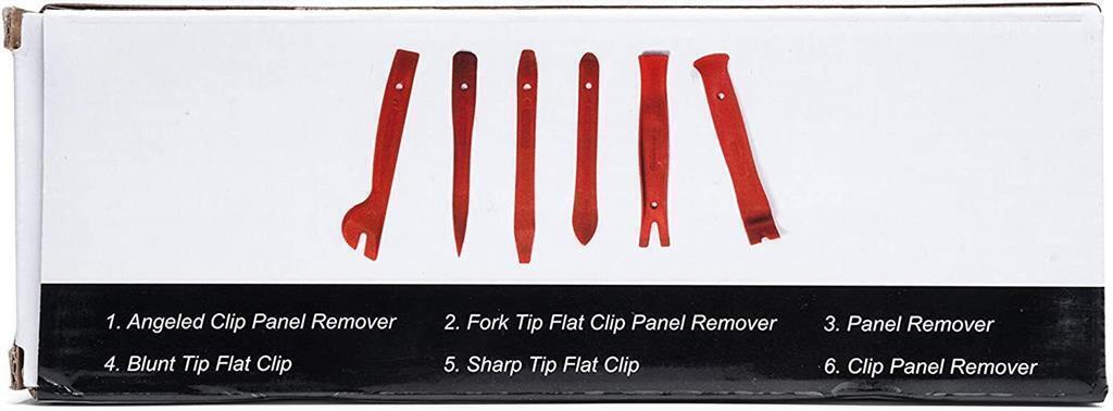 MotoDia 6PC Six Piece Car Trim Removal, Door Panel, and Moulding Set