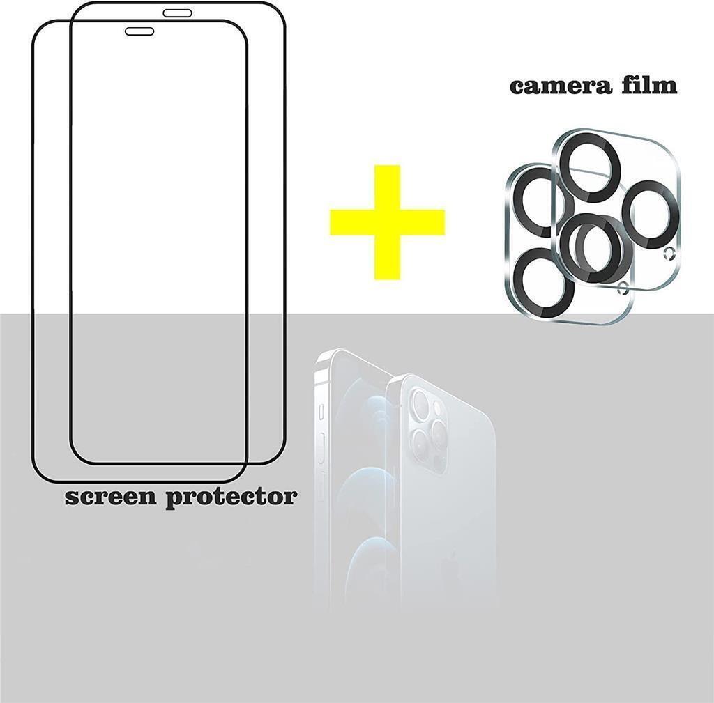 iPhone 12 Pro 6.1 Inch Screen Protector HD Transparent Full Screen Coverage