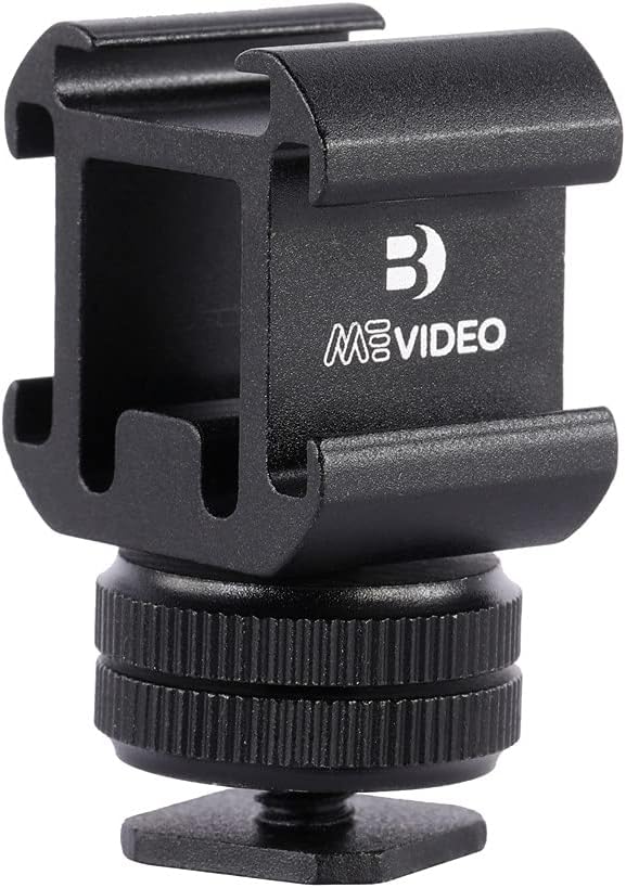 Benro MeVideo Livestream Triple Cold Shoe 1/4"-20 Mounting Multiple Accessories