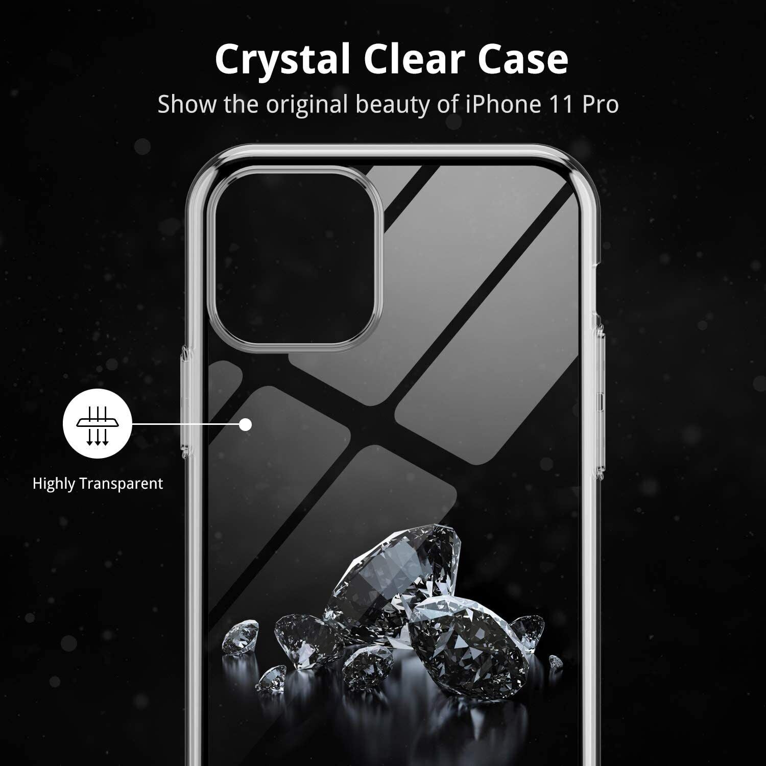 UNBREAKcable iPhone 11 Case Ultra Clear Hard Back RRP £11.99