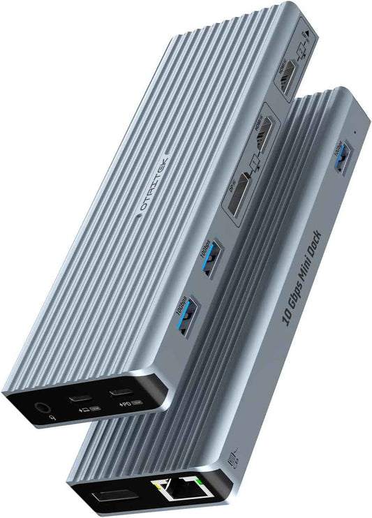11 in 1 Docking Station with Dual 4K @ 60Hz Video 3 x USB 3.1 2 x HDMI 2 x DP