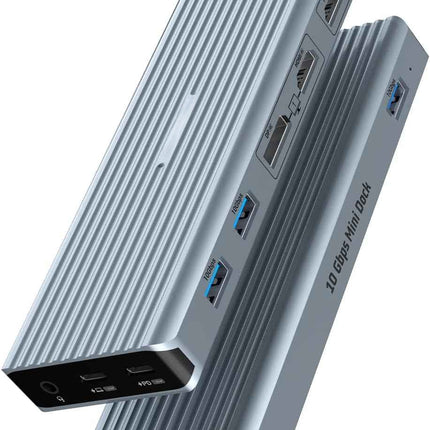 11 in 1 Docking Station with Dual 4K @ 60Hz Video 3 x USB 3.1 2 x HDMI 2 x DP