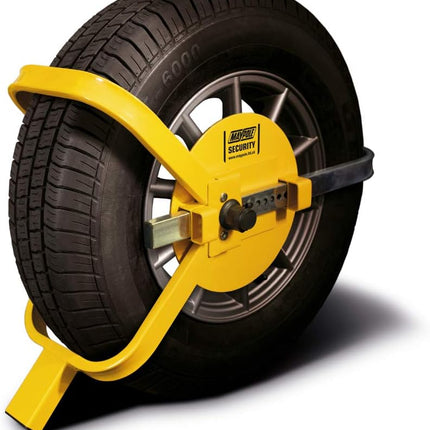 Maypole 13-17" Universal Wheel Clamp Suitable for Cars, Vans, Trailers, Caravans