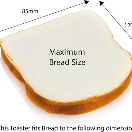 KitchenPerfected 4 Slice extra-wide slot Toaster - Cream