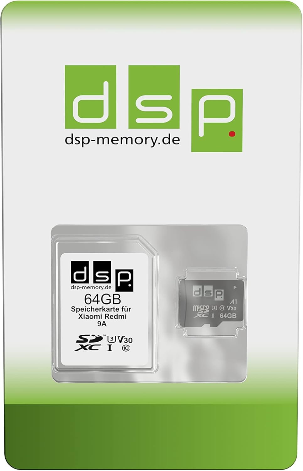 64GB microSDXC Speicherkarte (A1, V30, U3) für Xiaomi Redmi 9A