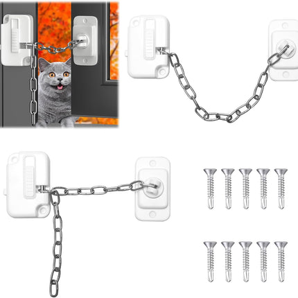 Child Window Locks Adjustable Window Restrictors for Windows Doors 2 Pack
