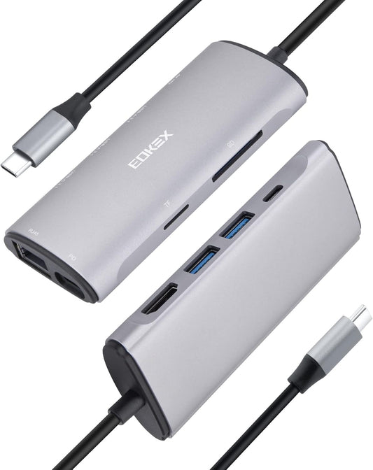 USB C Docking Station 8-in-1 with 4K HDMI 100W PD 2 USB-A 3.1 1 USB-C 3.1
