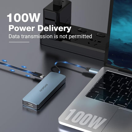 USB C Docking Station Mac Windows iPad Pro Adapter 6 in 1 with 4K HDMI SD Reader