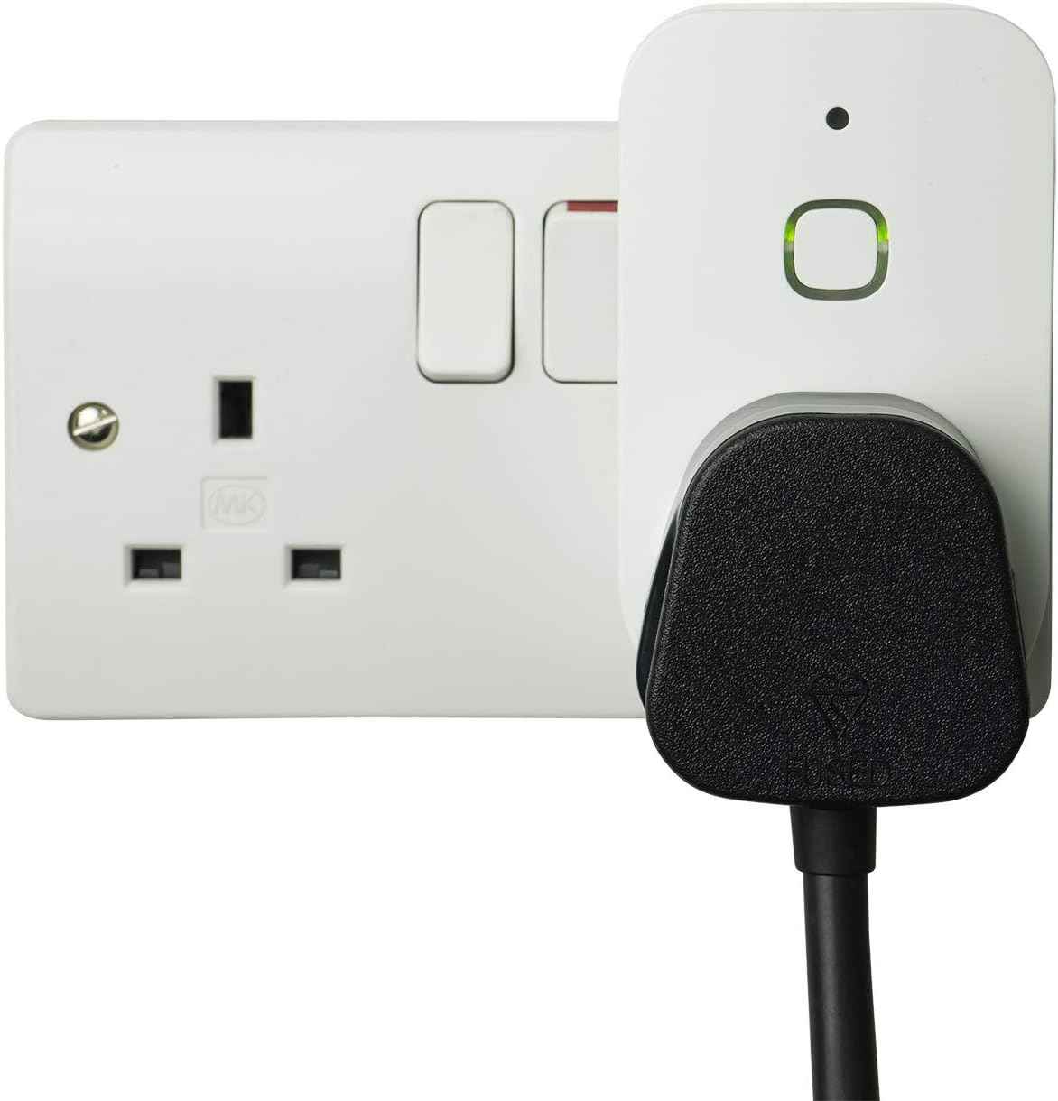 Smart Wi-Fi Plug Energy Monitoring Tuya, Alexa & Google Voice Control App Remote