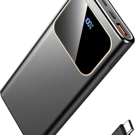 Power Bank Fast Charging 10000mAh 22.5W Portable USB-C PD3.0 QC4.0 LED Display