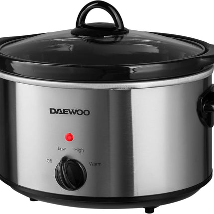 Daewoo 3.5L Slow Cooker Stainless Steel- SDA1364