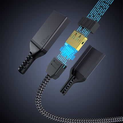 USB C to DisplayPort Adapter 8K@60Hz Thunderbolt 3 to DP Adapter HBR3 Mac & Win