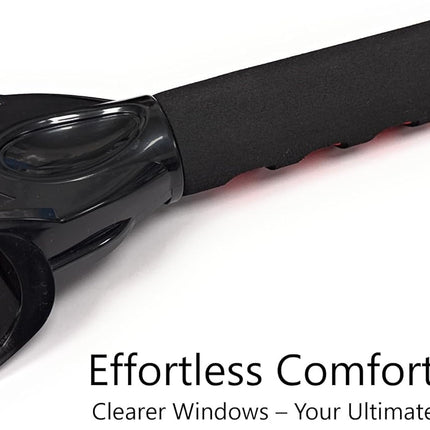 Premium Car Ice Scraper 2 In 1 Head For Clearing Ice & Snow A Winter Essential