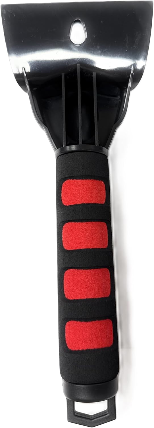 Premium Car Ice Scraper 2 In 1 Head For Ice & Clearing Snow A Winter Essential