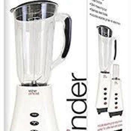 Kitchen Perfected Table Blender with Mill, 1.5 Litre, 400 W, Ivory White E5012WI