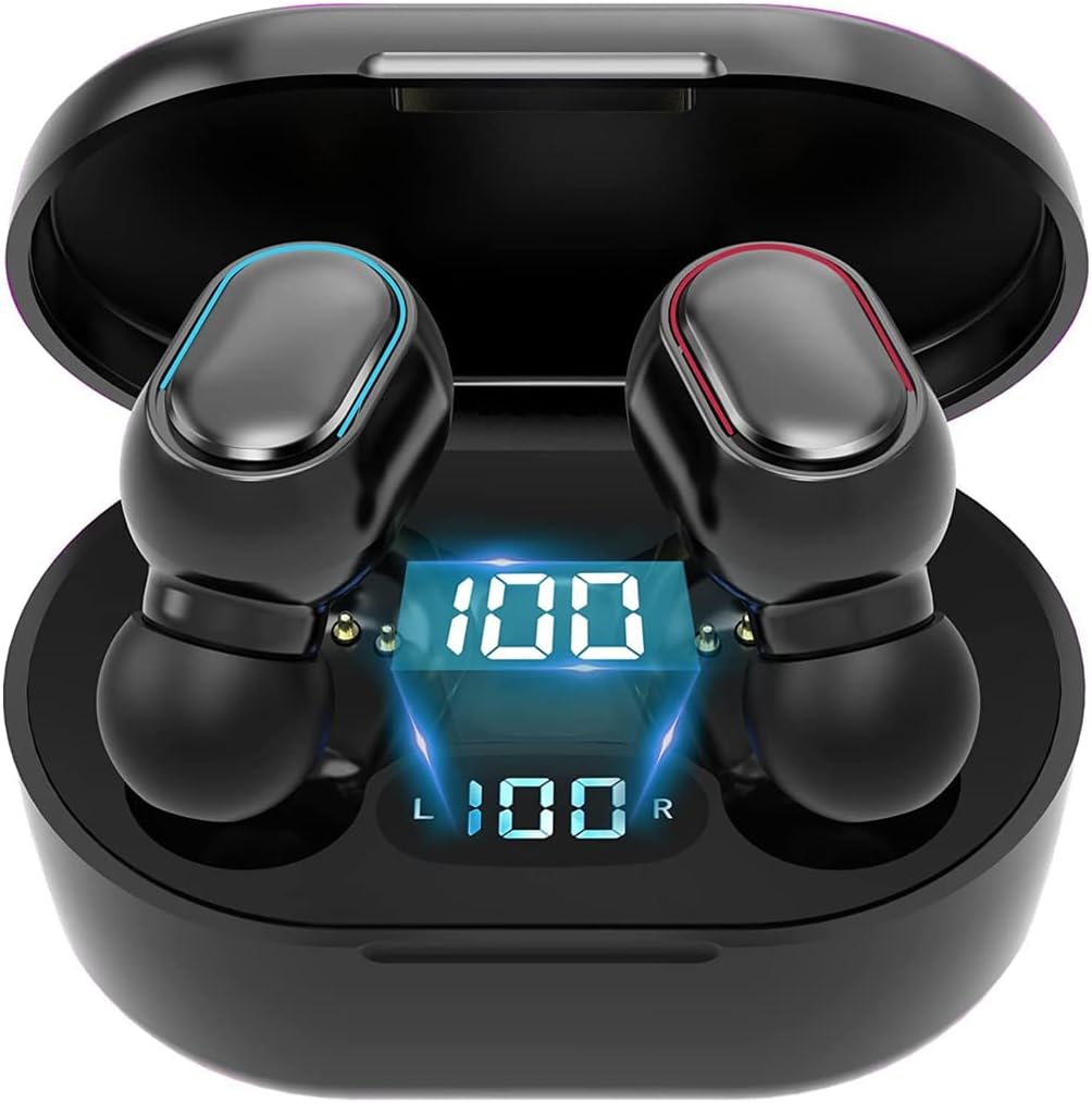 Bluetooth Earbuds Wireless In-Ear Headphones Bluetooth with Mic LED Display IP7