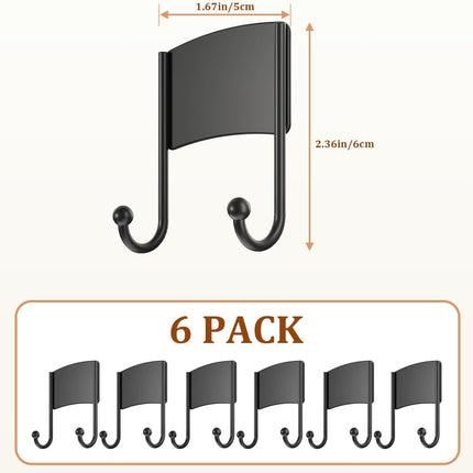 Black Stick on Hooks for Hanging: Musical Note Hooks for Hanging Heavy Duty