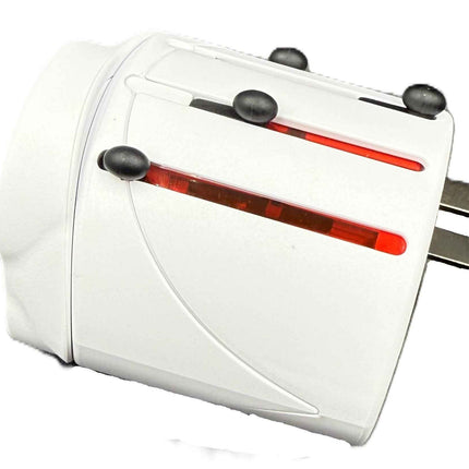 SKROSS Travel Plug EVO Universal Plug 150+ Countries Input and Output - White