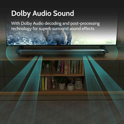i-box TV Sound Bar With Dolby Audio Bluetooth 5.0, HDMI (ARC), AUX Input