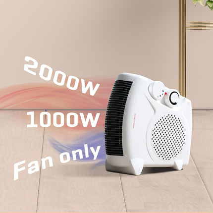Daewoo Fine Element Portable Dual position Fan Heater 2 Settings 1KW/2KW HEA1927