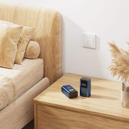 WYEFLUX High Speed Charging Mini Power Bank With LED Display 10K mAh - Dark Blue