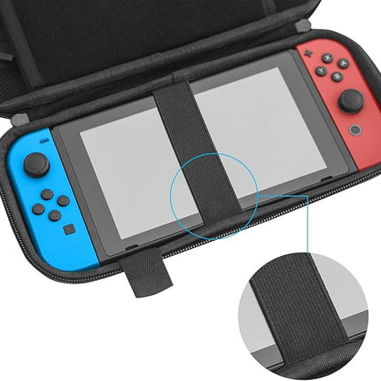 Nintendo Switch Carry Case 20 Game Cartridge Holders Plus Space for Joycons etc