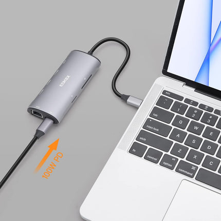 USB C Docking Station 8-in-1 with 4K HDMI 100W PD 2 USB-A 3.1 1 USB-C 3.1