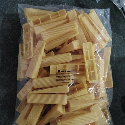 Tile Levelling System Kit Reusable 300 Spacers 100 Wedge Clip Floor Wall Tool