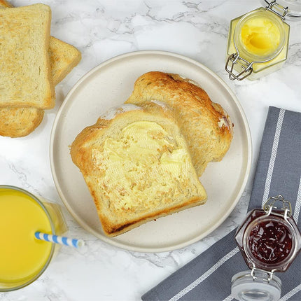 KitchenPerfected 4 Slice extra-wide slot Toaster - Cream