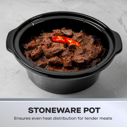 Daewoo 3.5L Slow Cooker Stainless Steel- SDA1364