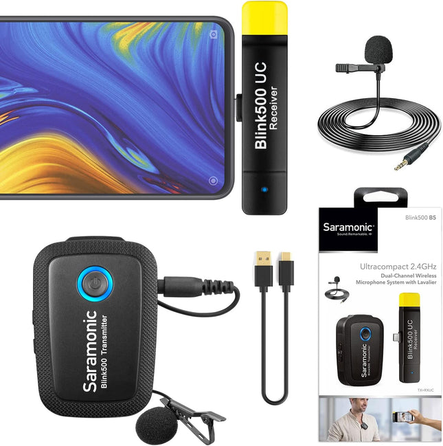 Saramonic Blink500 B5 Compact Wireless Microphone System for Android Devices PRO