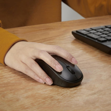 Amazon Basics ‎MD023 Wireless Keyboard and Mouse Combo 2.4GHz UK Layout Black