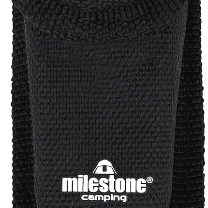 Milestone Compact Multi Function Camping Tool - Orange, 6.8 x 3.1 x 1.4 cm