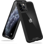 Black Banded 11 Pro Max Case Ultra Clear Hard Back Scratch-Resistant Hard Case