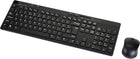 Amazon Basics ‎MD023 Wireless Keyboard and Mouse Combo 2.4GHz UK Layout Black