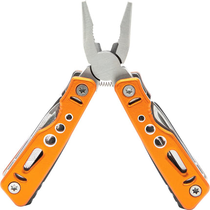 Milestone Compact Multi Function Camping Tool - Orange, 6.8 x 3.1 x 1.4 cm