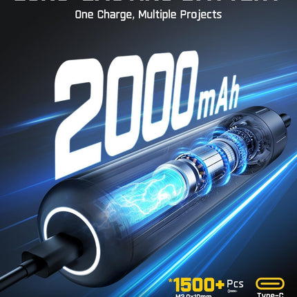 Fanttik S1 Pro 3.7V Electric Screwdriver with 16 Bits 2000mAh Chargeable Battery