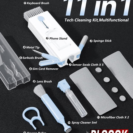 Multifunctional Cleaner For Gadget Keyboards Earbuds Gaming Keyboards 11 in 1