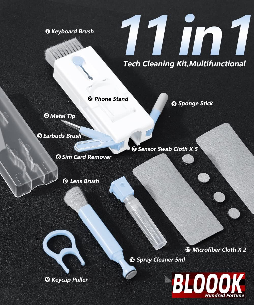 Multifunctional Cleaner For Gadget Keyboards Earbuds Gaming Keyboards 11 in 1