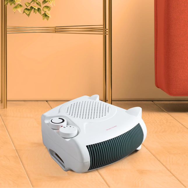 Daewoo Fine Element Portable Dual position Fan Heater 2 Settings 1KW/2KW HEA1927
